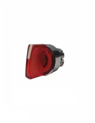 Schneider red illuminated selector head zb4bk1543
